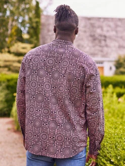 Medallion Nights Shirt -Clothing Sales 2024 LS148Q Black April Cornell Shirt 3