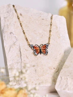 Monarch Butterfly Necklace