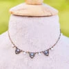Lotus Flower Necklace -Clothing Sales 2024 NK4898PWKL Periwinkle April Cornell Jewelry 2