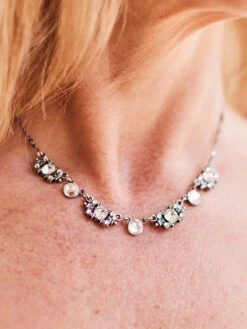 Harmony Necklace -Clothing Sales 2024 NS3083CRY Crystal April Cornell Jewelry 4