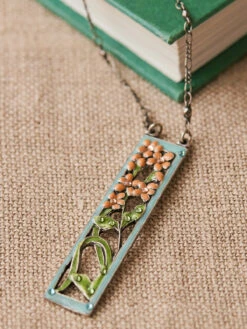 Peach Blossom Necklace -Clothing Sales 2024 NS7962PAS PeachAqua April Cornell Jewelry 1