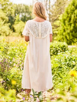 Cecily Nighty 8 Cecily Nighty -Clothing Sales 2024 NTA5506R Ecru April Cornell Nightgown 3