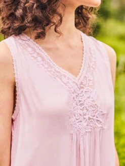 Patience Nighty -Clothing Sales 2024 NTA5513R PalePink April Cornell Nightgown 2