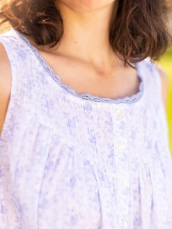 Yesterday Nighty -Clothing Sales 2024 NTA5527R White April Cornell Nightgown 2