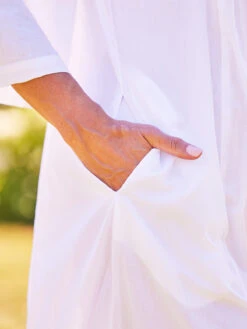 Morning Nighty -Clothing Sales 2024 NTA5574R White April Cornell Nightgown 4