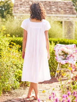 Sweet Dream Nighty 9 Sweet Dream Nighty -Clothing Sales 2024 NTA5575R White April Cornell Nightgown 3