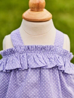 Bellflower Dot Baby Playset 9 Bellflower Dot Baby Playset -Clothing Sales 2024 PSB5405P LightPeriwinkle April Cornell Baby 2