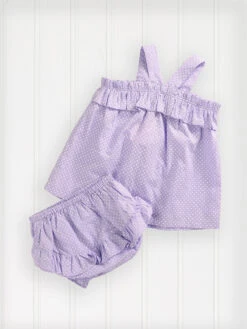 Bellflower Dot Baby Playset 8 Bellflower Dot Baby Playset -Clothing Sales 2024 PSB5405P LightPeriwinkle April Cornell Baby 4