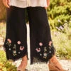 Nantucket Linen Pant -Clothing Sales 2024 PTA5161R Black April Cornell Pant 1