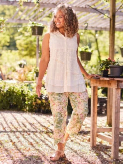 Cordial Pant -Clothing Sales 2024 PTA5313R SageRose April Cornell Pant 4