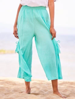 Travel Pant -Clothing Sales 2024 PTA5533R Aqua April Cornell Pant 1