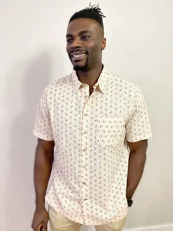 New Products -Clothing Sales 2024 SH107P Ecru April Cornell Shirt 1