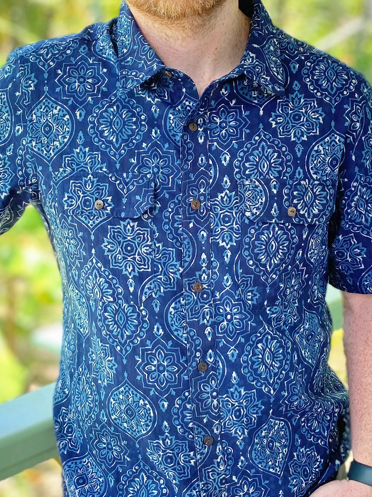 Emblematic Indigo Shirt 4 Emblematic Indigo Shirt - Image 2