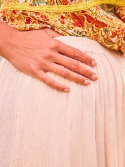 Strolling Skirt -Clothing Sales 2024 SKA5102R Ecru April Cornell Skirt 2