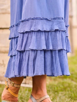 Romance Skirt -Clothing Sales 2024 SKA5165R DutchBlue April Cornell Skirt 2