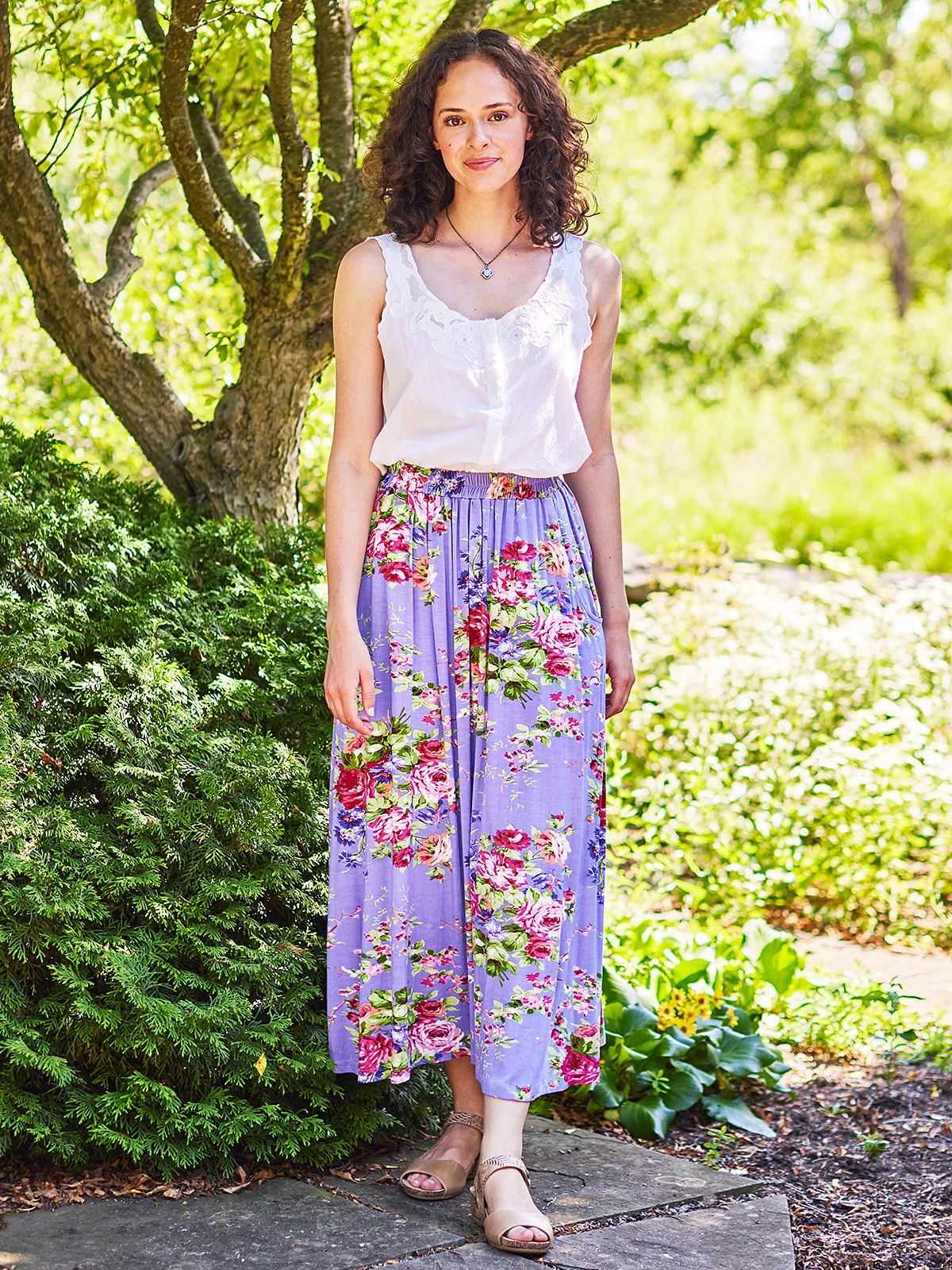 California Rose Jersey Skirt 4 California Rose Jersey Skirt - Image 2