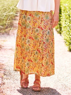 Magic Moth Skirt -Clothing Sales 2024 SKA5516R Antique April Cornell Skirt 1