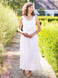 Evie Eyelet Half Slip 9 Evie Eyelet Half Slip -Clothing Sales 2024 SLA5554P White April Cornell Slip 4