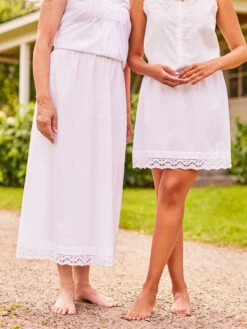 Millie Half Slips - Pack Of 2 -Clothing Sales 2024 SLA5556Q White April Cornell Slip 4