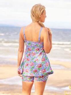 Mini Peony Swim Top