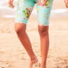 Getaway Long Swim Shorts -Clothing Sales 2024 SSA8038P Aqua April Cornell Swimsuit 1