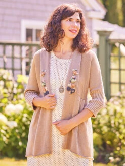 Angel Sweater -Clothing Sales 2024 SWA6003P Grain April Cornell Sweater 1