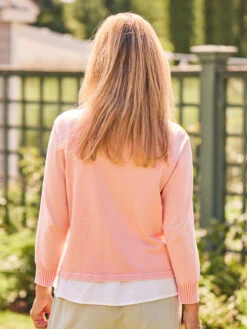 Amsterdam Cardigan -Clothing Sales 2024 SWA6005R Apricot April Cornell Sweater 3