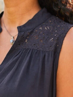 Fuji Tunic -Clothing Sales 2024 TNA5060R MidnightNavy April Cornell Dress 2