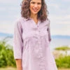 Provence Tunic -Clothing Sales 2024 TNA5143R Lilac April Cornell Tunic 1