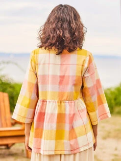 Sunrise Check Tunic -Clothing Sales 2024 TNA5233R Sunrise April Cornell Tunic 3
