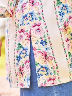 Lillian Tunic 8 Lillian Tunic -Clothing Sales 2024 TNA5466R Ecru April Cornell Tunic 4