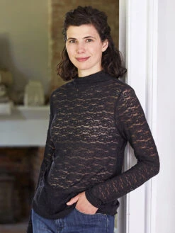 Amelie Mock Turtleneck T-Shirt 8 Amelie Mock Turtleneck T-Shirt -Clothing Sales 2024 TSA5136L Black April Cornell T Shirt 1