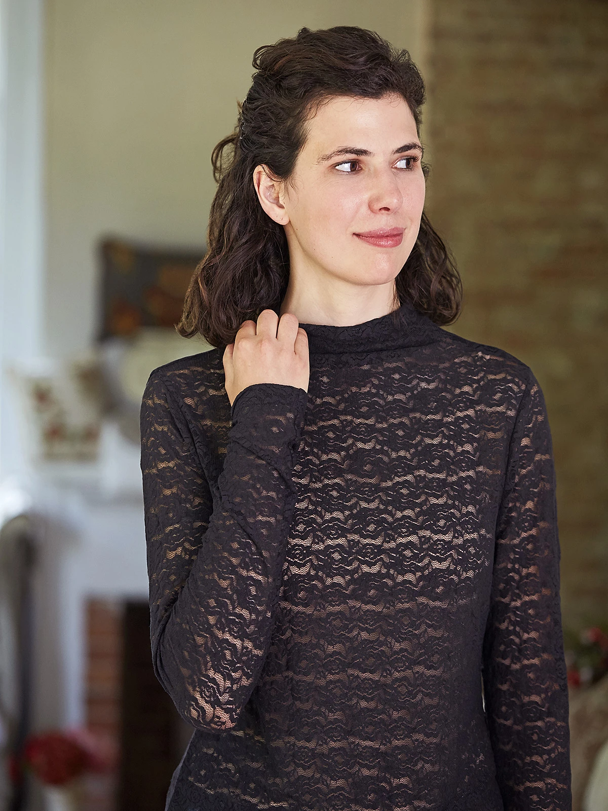 Amelie Mock Turtleneck T-Shirt 6 Amelie Mock Turtleneck T-Shirt - Image 4