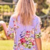 California Rose Jersey Blouse