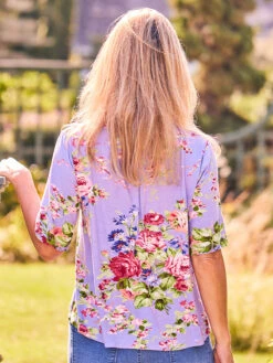 California Rose Jersey Blouse