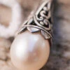 Filigree Pearl Drop Earring -Clothing Sales 2024 TWBE6133 White April Cornell Jewelry 2