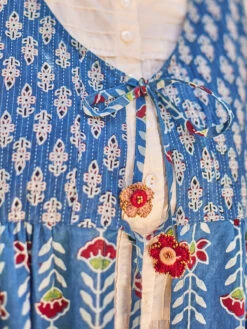 Rise Up Flower Vest -Clothing Sales 2024 VTA5127R BlueIndigo April Cornell Vest 2